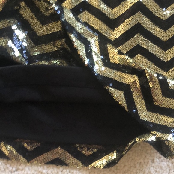 Guess sequin / chiffon blouson mini dress - Picture 12 of 16